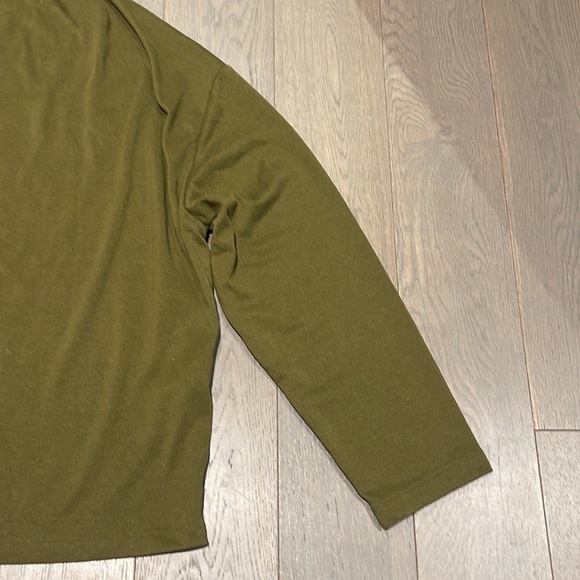 All Saints Ladies Size L Green Polyester Mix Long Sleeve Top - Picture 4 of 8